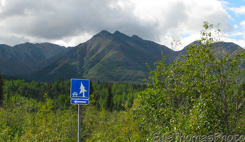 On the Glenn Highway in Alaska