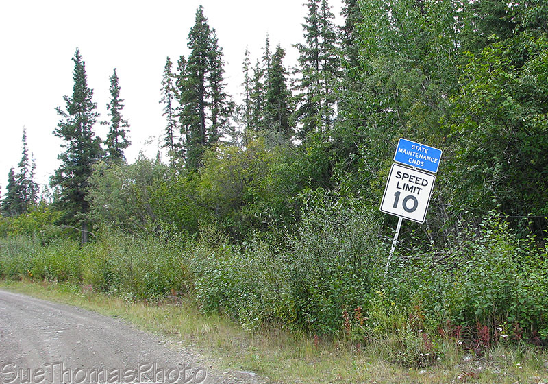 On Nabesna Road in Alaska
