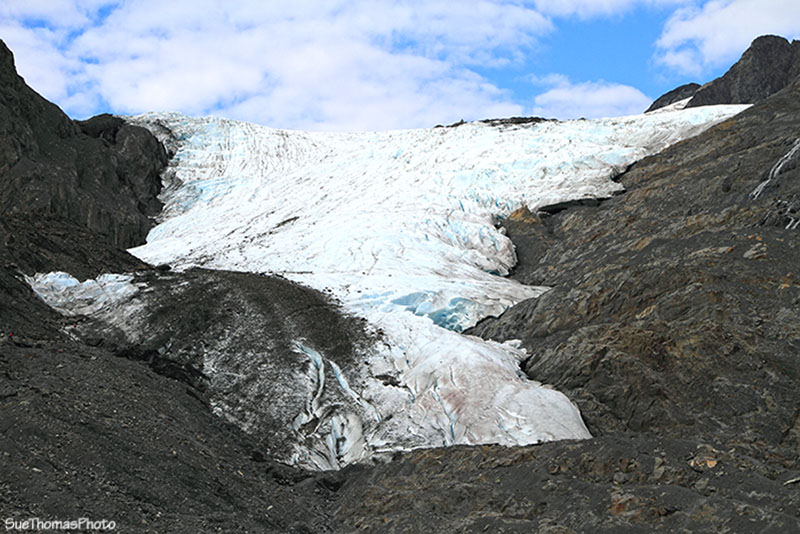 Worthington Glacier on the Richardson Hwy in Alaska