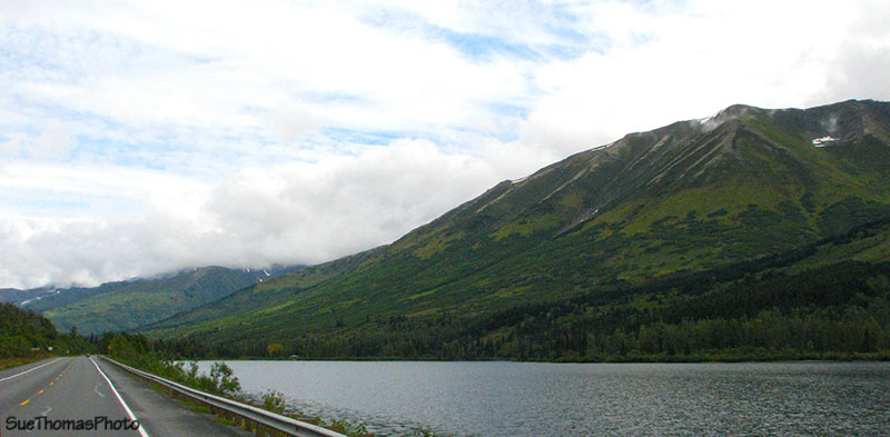 Northbound on the Seward Highway, Alaska