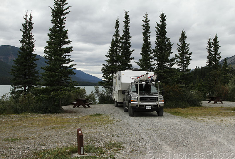 MacDonald campground, Muncho Lake, Alaska Highway, British Columbia
