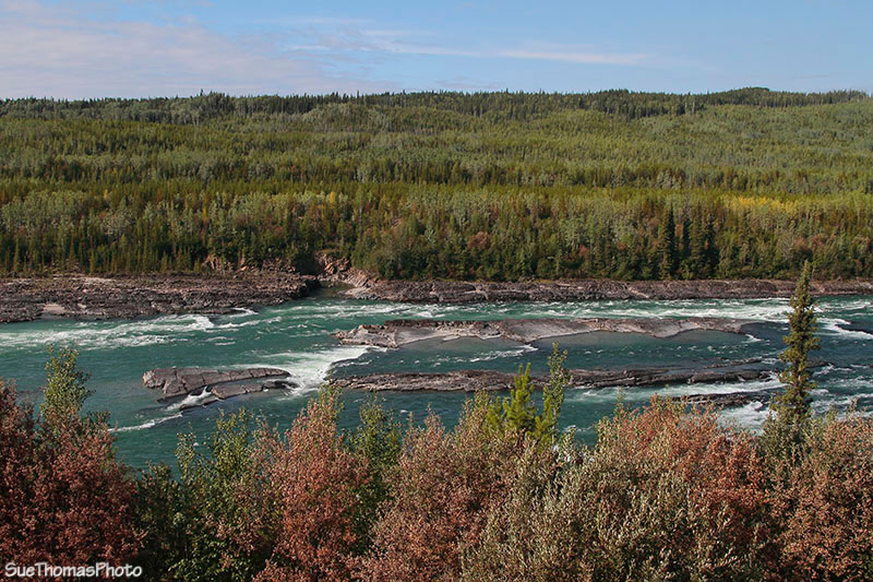 Cranberry Rapids on Liard River, British Columbia near the Alaska Highway