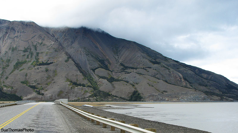 Kluane Lake area on the Alaska Highway in Yukon