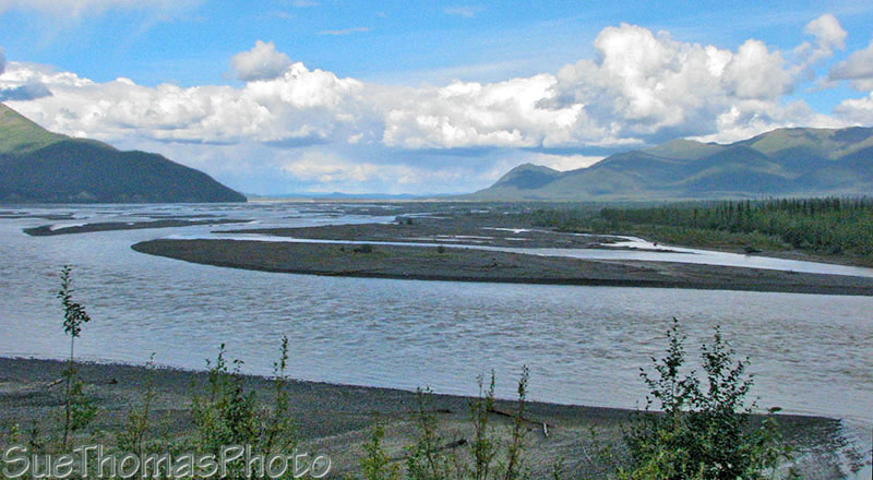 White River on the Alaska Highway in Yukon