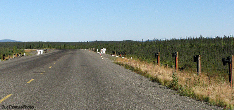 Alaska Highway south of Beaver Creek in Yukon