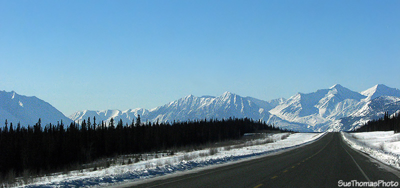 Alaska Highway south of Haines Junction