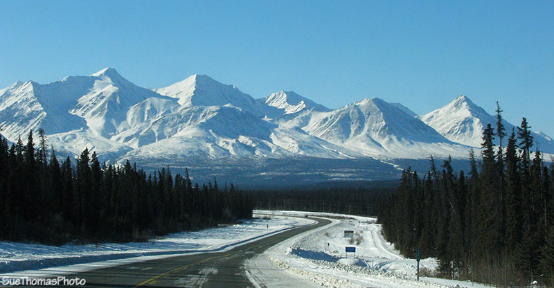 Alaska Highway south of Haines Junction