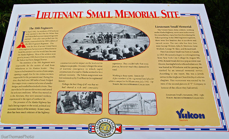 Lt Small Memorial, Alaska Highway
