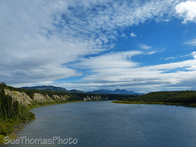 Teslin River seen from Johnson's Crossing