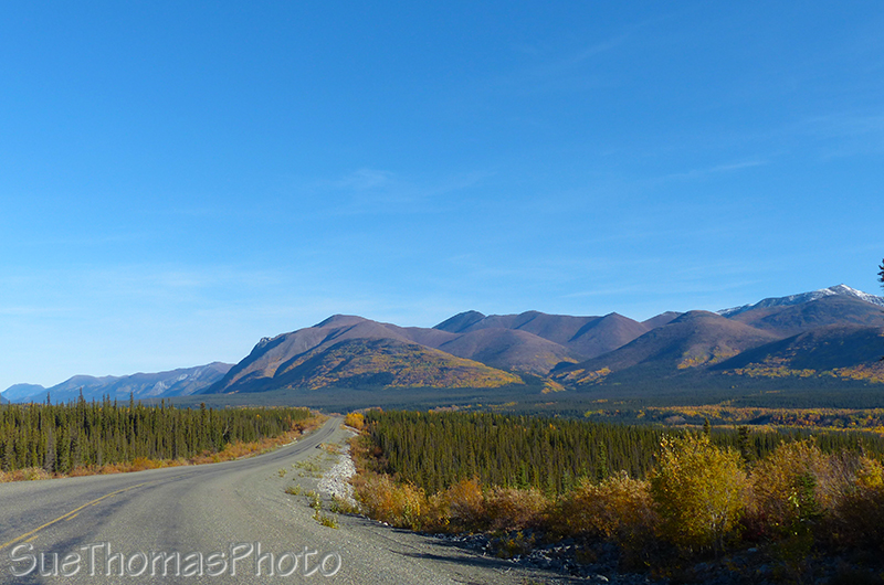 Alaska Highway mountain views