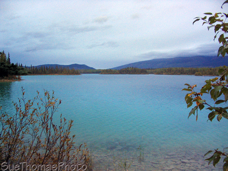 Boya Lake in the evening