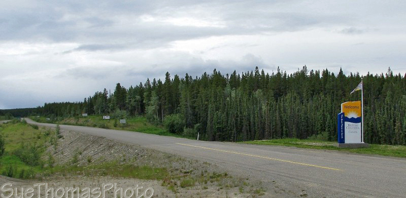 Cassiar Highway Yukon border