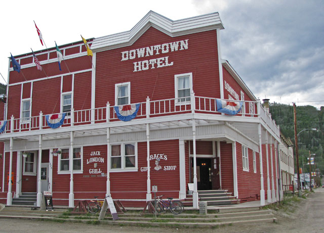 Downtown Hotel in Dawson City, Yukon