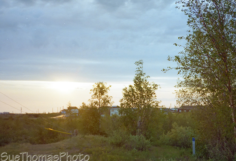 Inuvik at 1 a.m., June 21, 1996