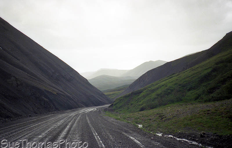 Dempster Highway, NWT in the rain