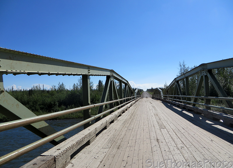 Bridge at the start of the Dempster Highway