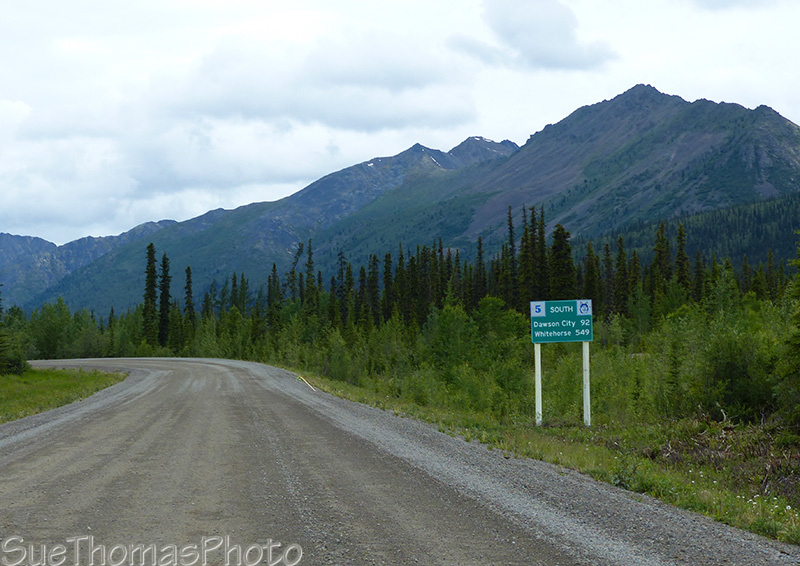 Sign on the Dempster Highway