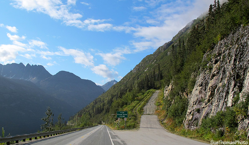 Descent into Skagway on the South Klondike Highway