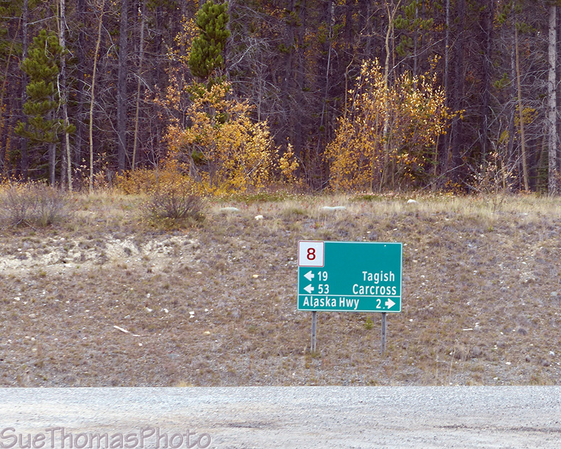 Junction of Atlin Road and Tagish Road