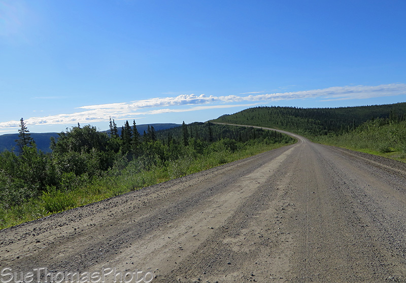 gravel Top of the World Highway