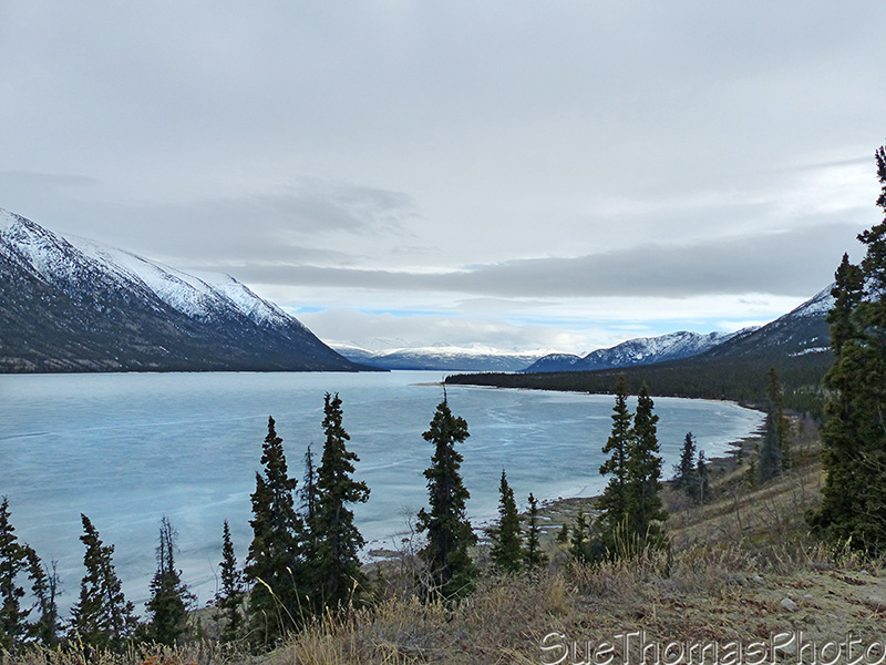 Looking south on Kusawa Lake