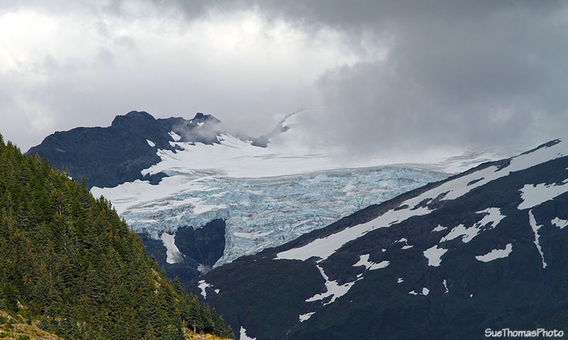 Glacier above Portage Lake, Alaska