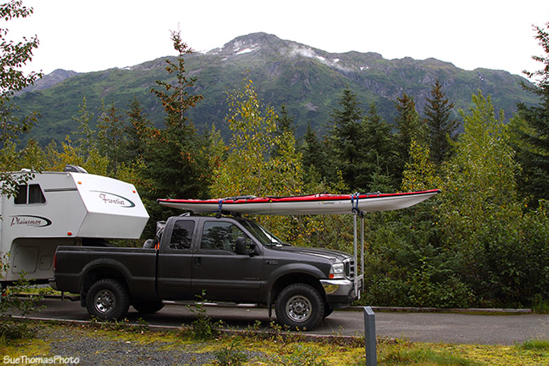 Campsite at Williwaw Campground, Alaska
