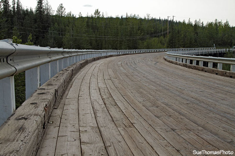 Kiskatinow Bridge, Alaska Highway, BC