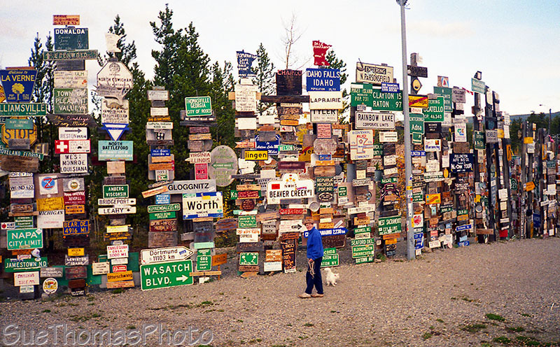 Watson Lake Sign Post forest, Alaska Highway, Yukon