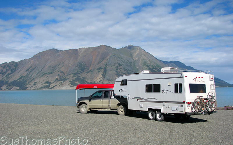 View from rest area near Kluane Lake, Yukon