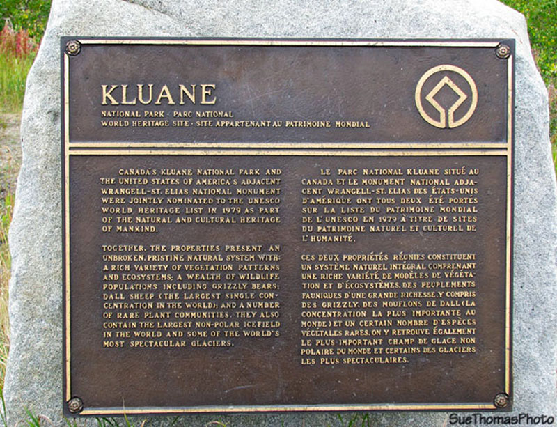 Kluane National Park monument, Yukon