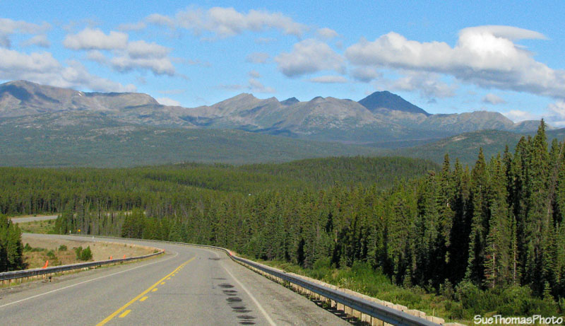 km 1115 on the Alaska Highway in the Yukon