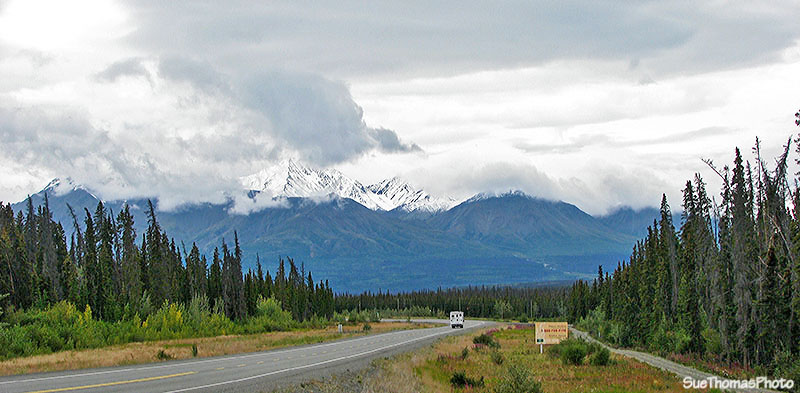 Alaska Highway near Haines Junction, Yukon