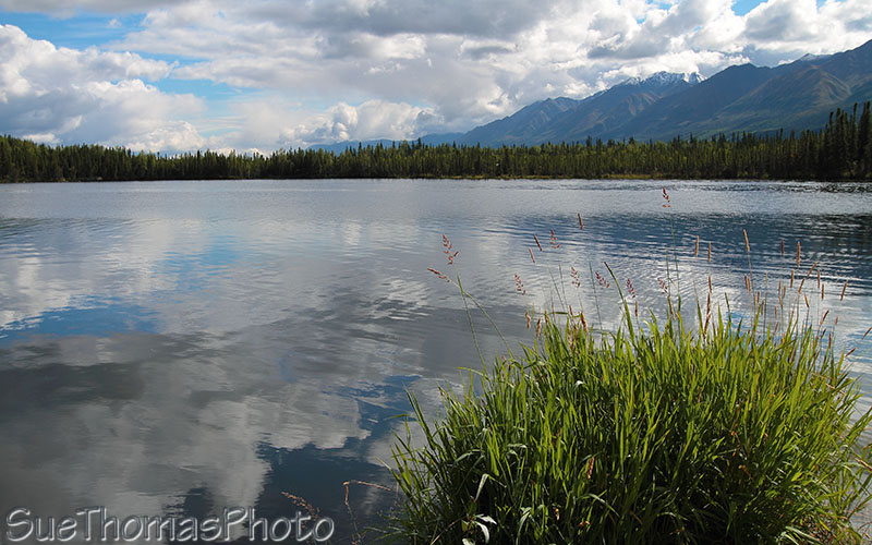 Pickhandle Lake on the Alaska Highway in Yukon