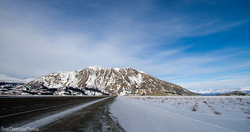 Alaska Highway in Winter