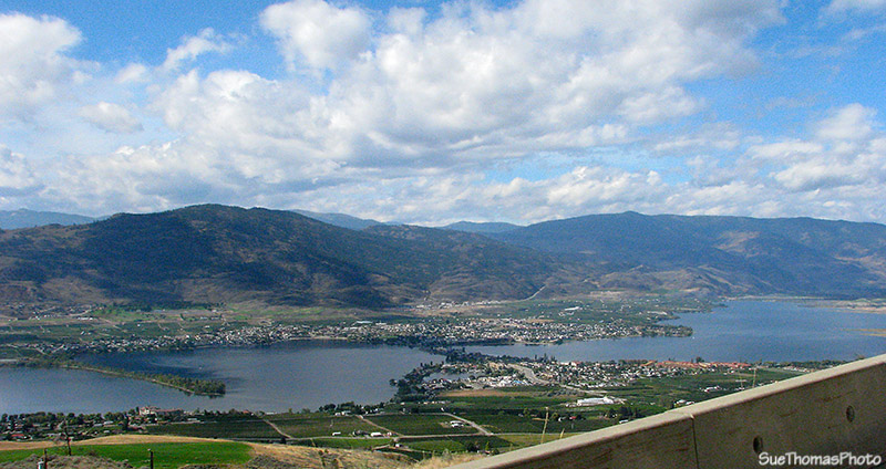 Approaching Osoyoos, British Columbia on Highway 3