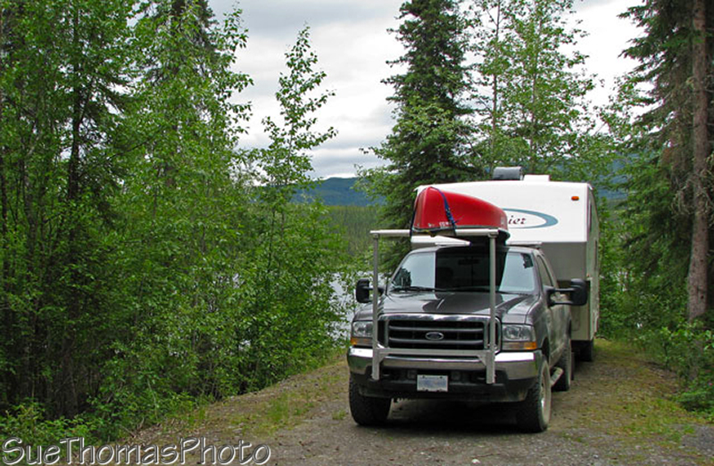 Frances Lake campground, Campbell Highway, Yukon