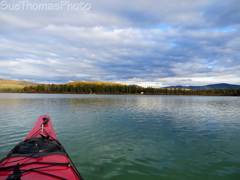 Kayaking on Simpson Lake