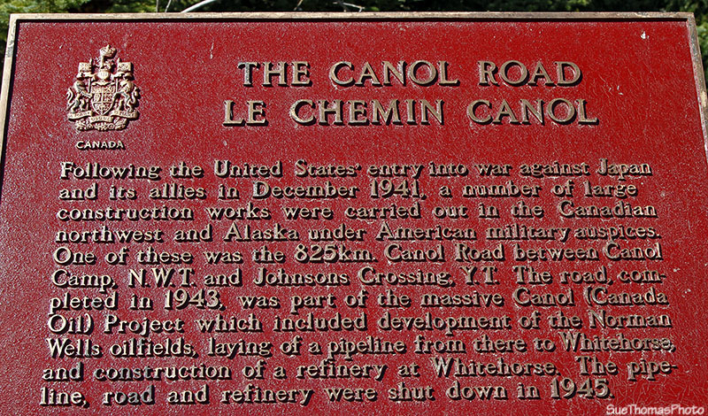Information Sign at the South Canol near the Alaska Highway