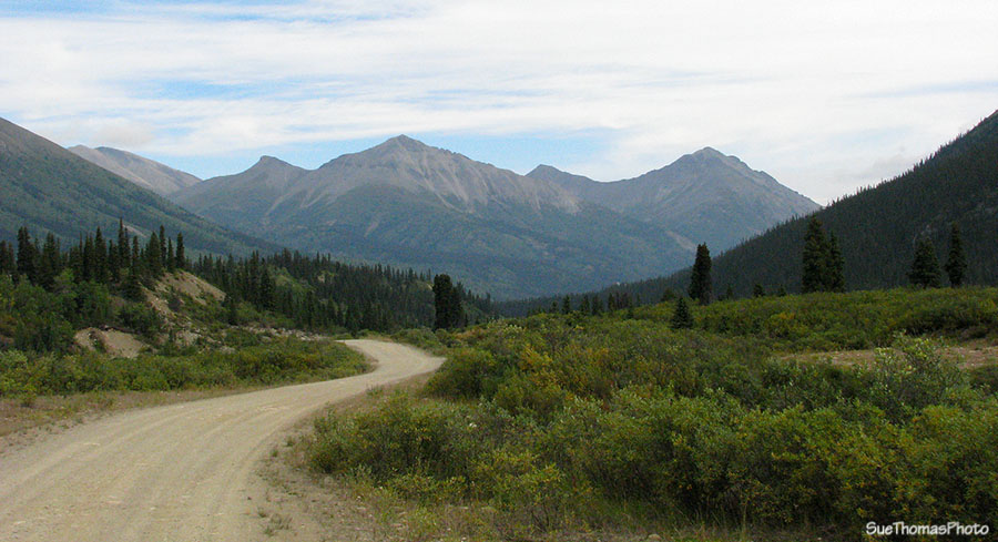 Northbound on the South Canol Road in Yukon