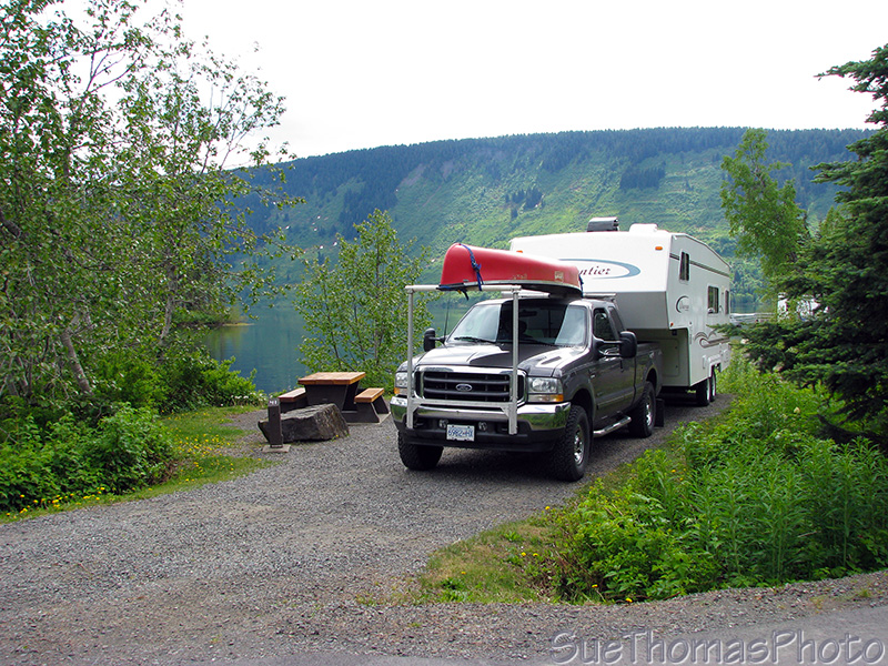 Meziadin Lake Provincial Park campground, BC
