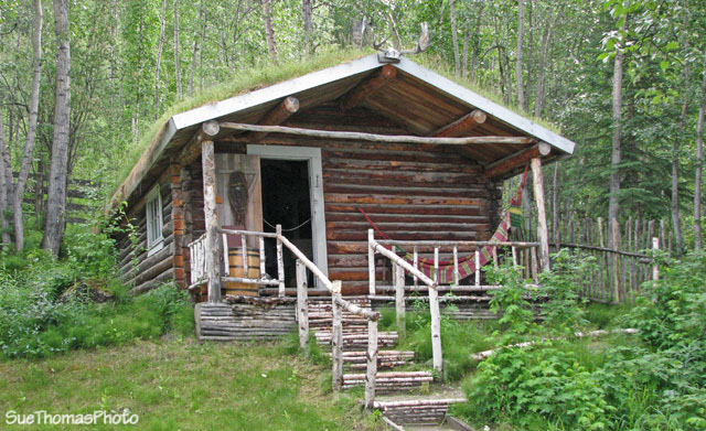 Robert Service Cabin in Dawson City, Yukon