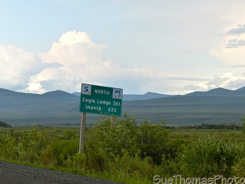 Dempster Highway sign