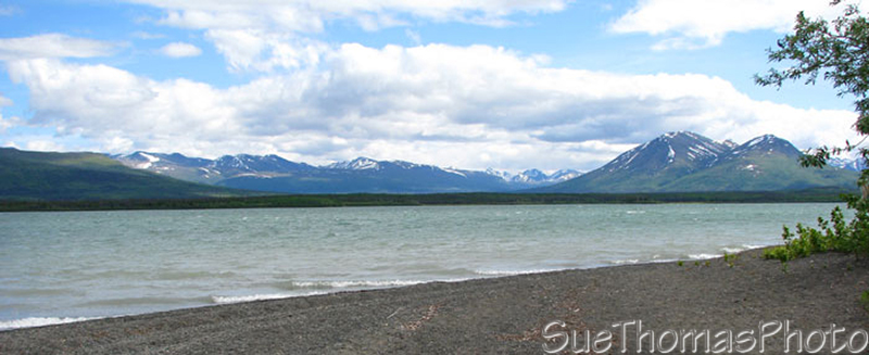 Dezadeash Lake, Yukon on Haines Road