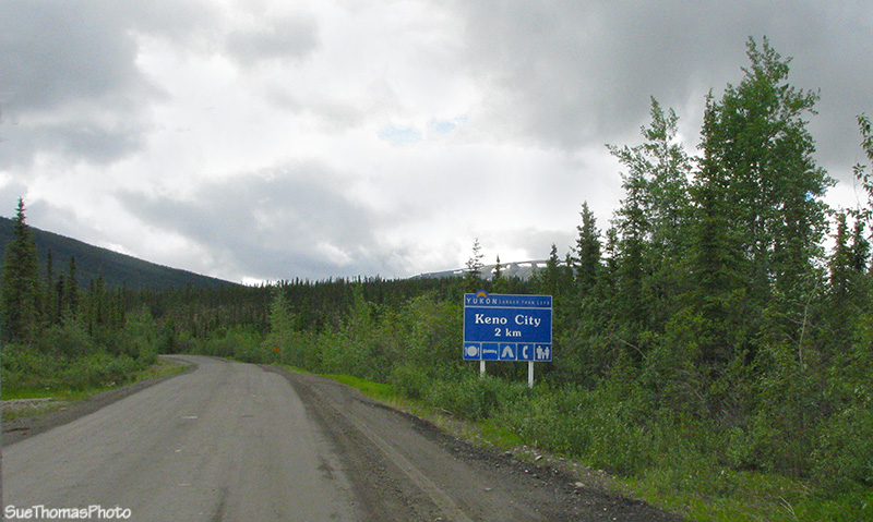 Keno City sign, Yukon