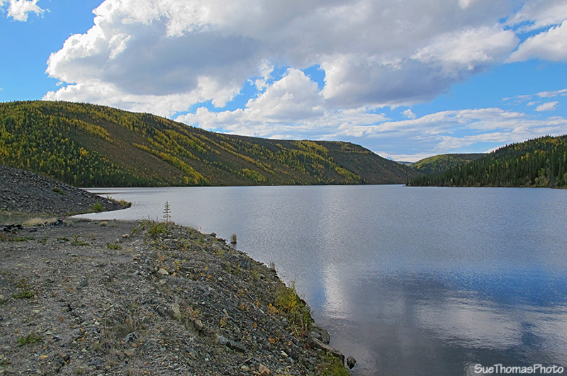 Abandoned Clinton Creek Asbestos Mine, Yukon - Hudgeon Lake