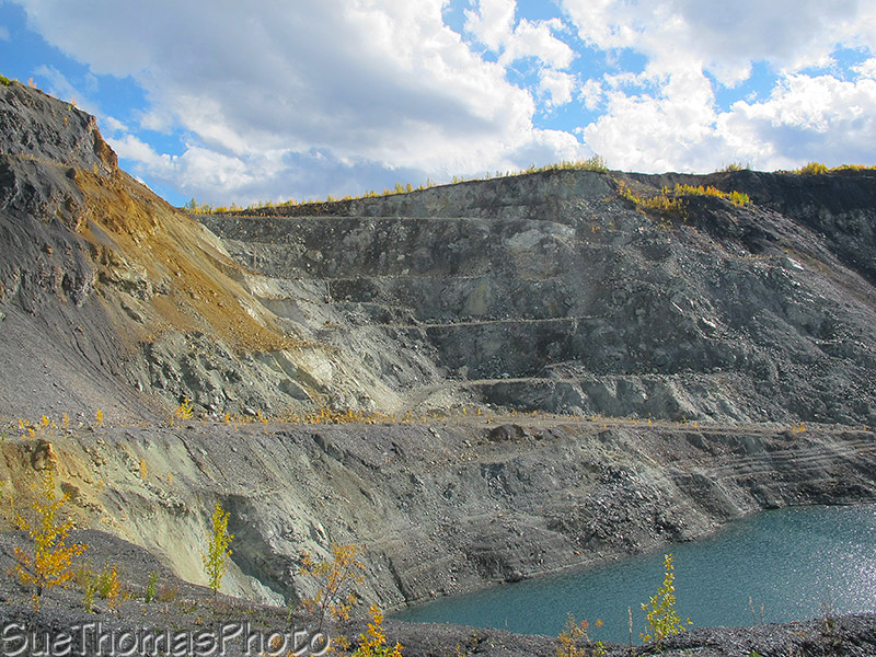 Abandoned Clinton Creek Asbestos Mine in Yukon