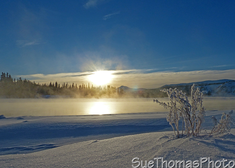 Yukon River in Winter